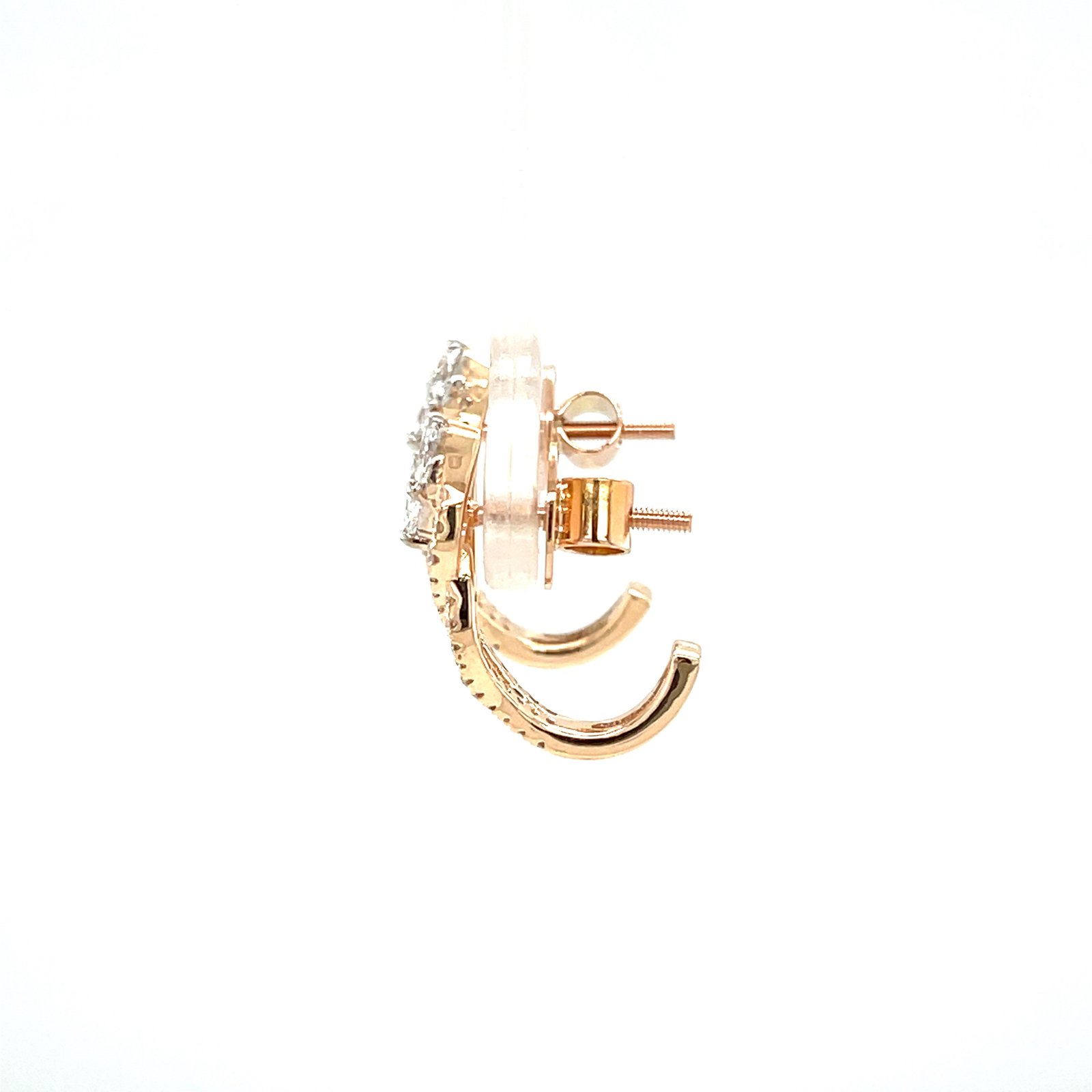 Aurielle Loop – Pear Cluster Diamond Earrings ER00595