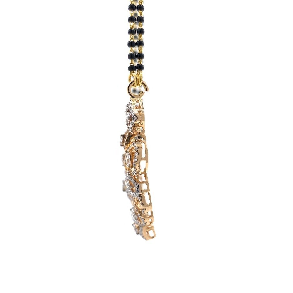 Puiku tanmaniya with fancy shaped diamonds in 18k rose gold - 2.58 cts - 8dhp20