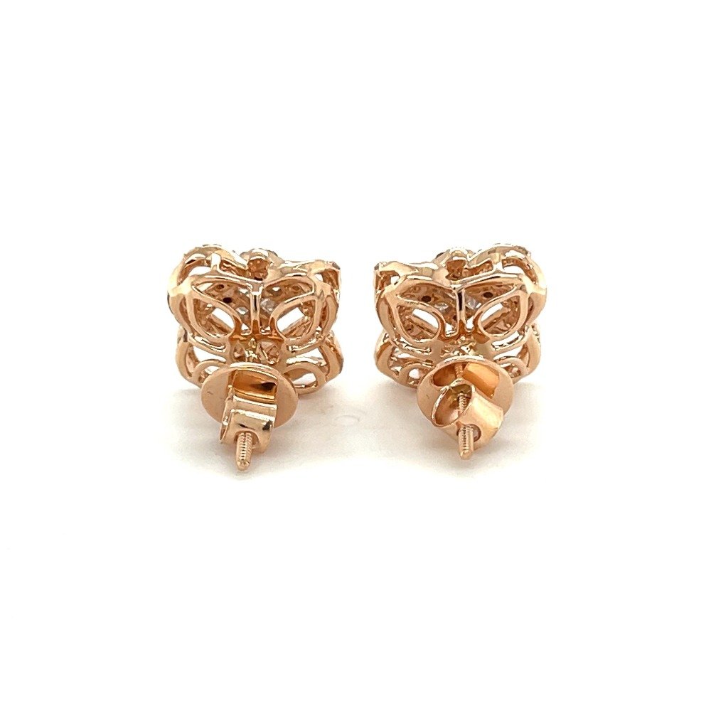 Diamond Earring Stud Jewellery by Royale Diamonds