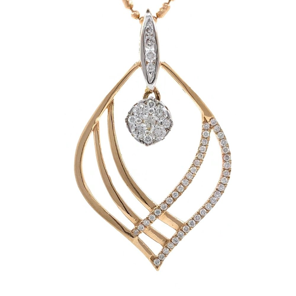 Delicada Diamond Pendant in rose gold 8SHP19