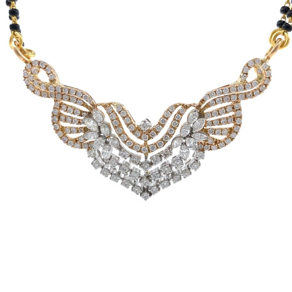 Frumoasa diamond Tanmaniya with marquise diamonds in 18k rose gold 1.75 carats 7dhp65