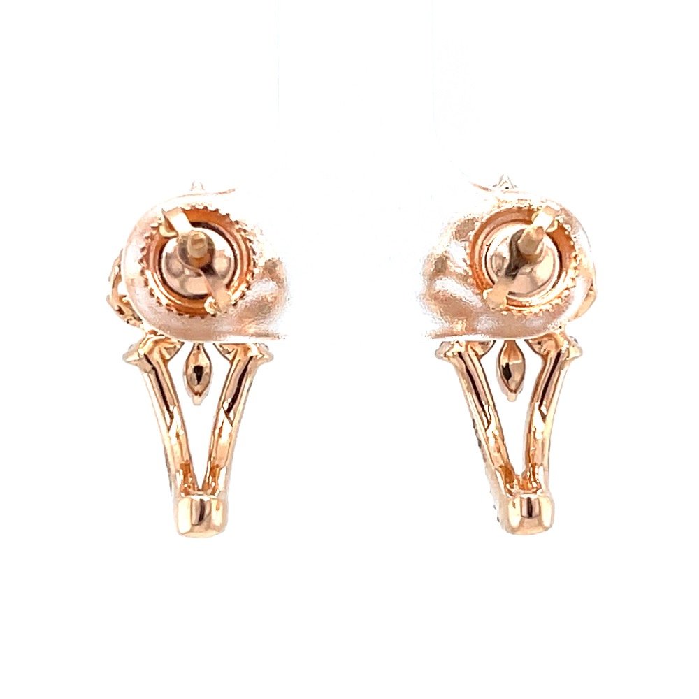 Diamond bali in prong & micro pave set in premium quality diamonds