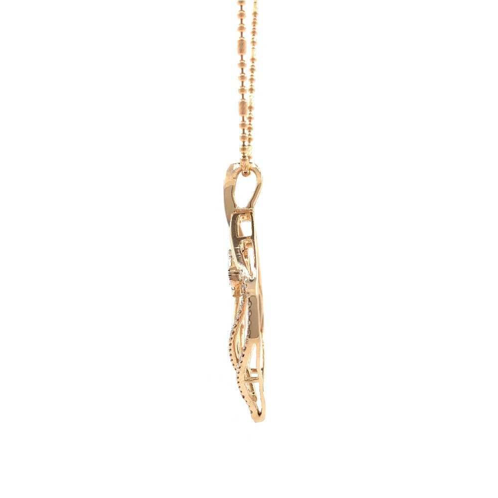 Delicada Diamond Pendant in rose gold 8SHP19