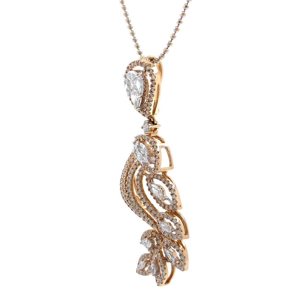 Joven Diamond Pendant in Rose Gold 7SHP6