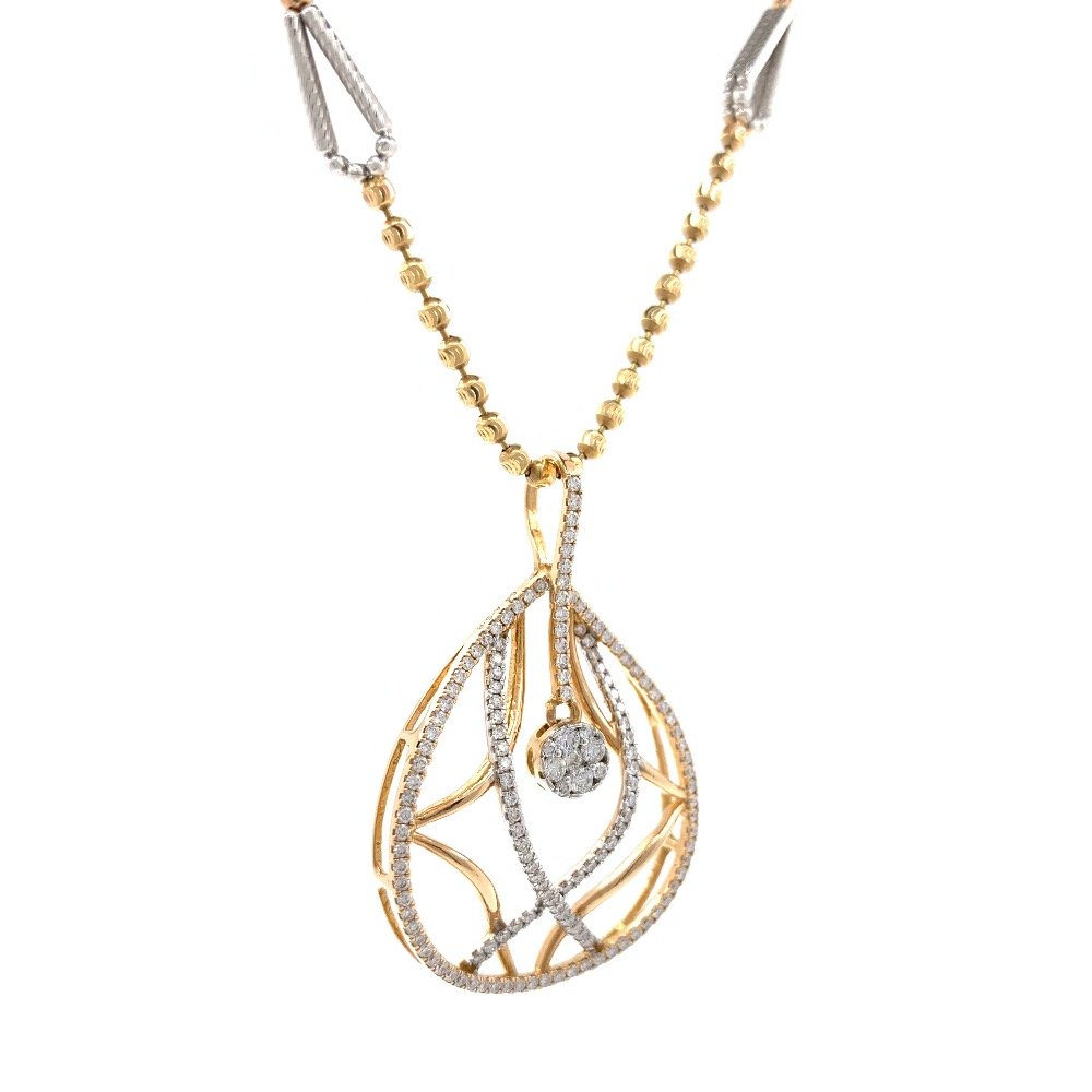 Invidebit Diamond Pendant in Rose gold 8SHP35