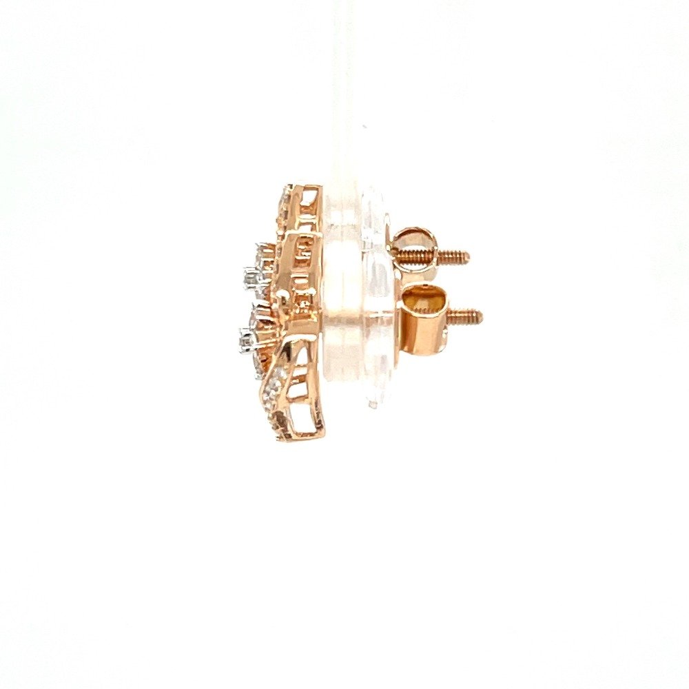 Enchanting Heart-Shaped Diamond Earrings A Symbol of Love