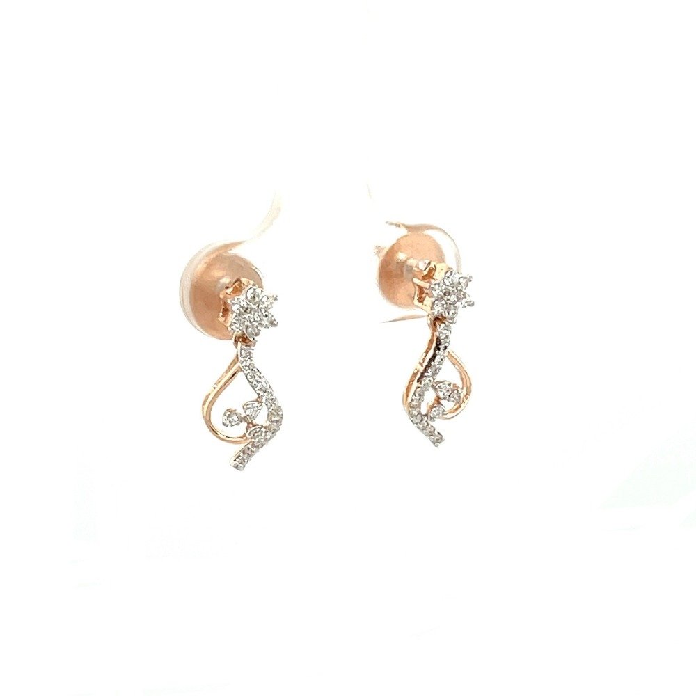 Certified Diamond Stud Earrings Top VVS Grade EF Colour