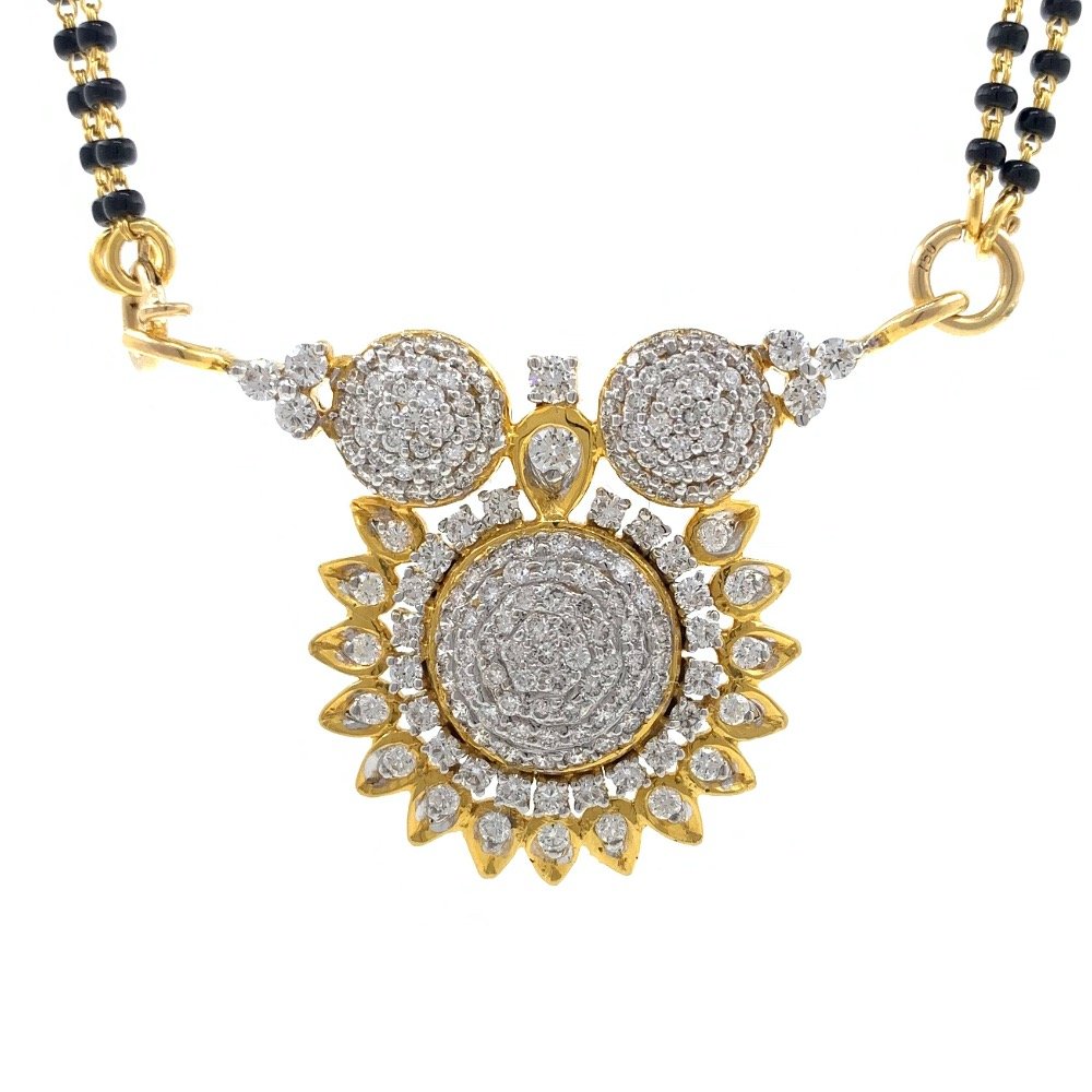 Sun Design Traditional Vatimani Diamond Pendant 1.99 carats 7DHP39