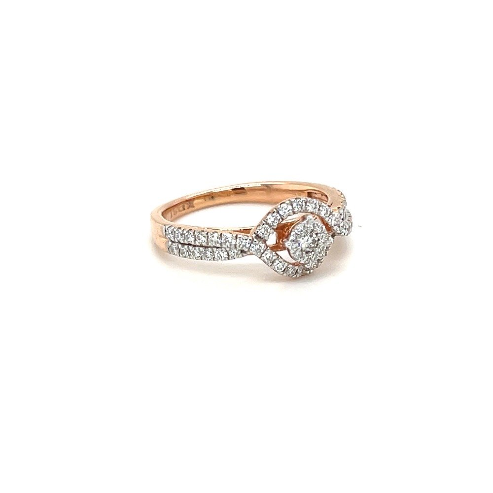 Pressure Setting Diamond Ring for Everyday Wear