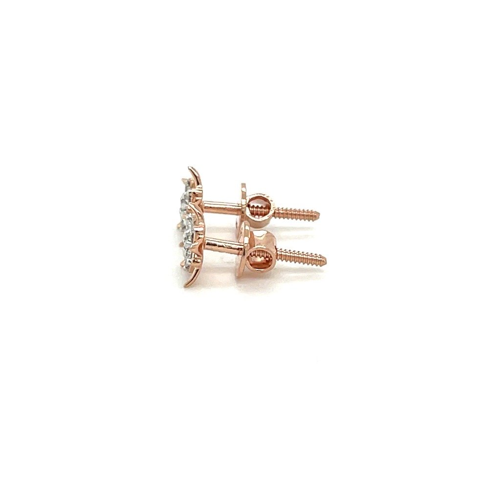 Star Diamond Stud Earrings