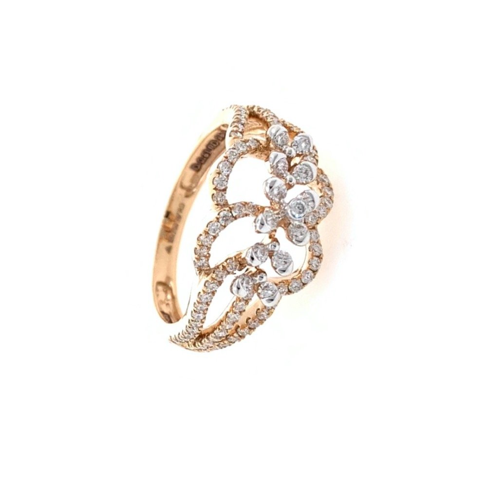 Nitidus diamond Ring for Ladies in 18k Rose gold - 3.610 Grams - VVS EF 0.61 carat - 0LR65