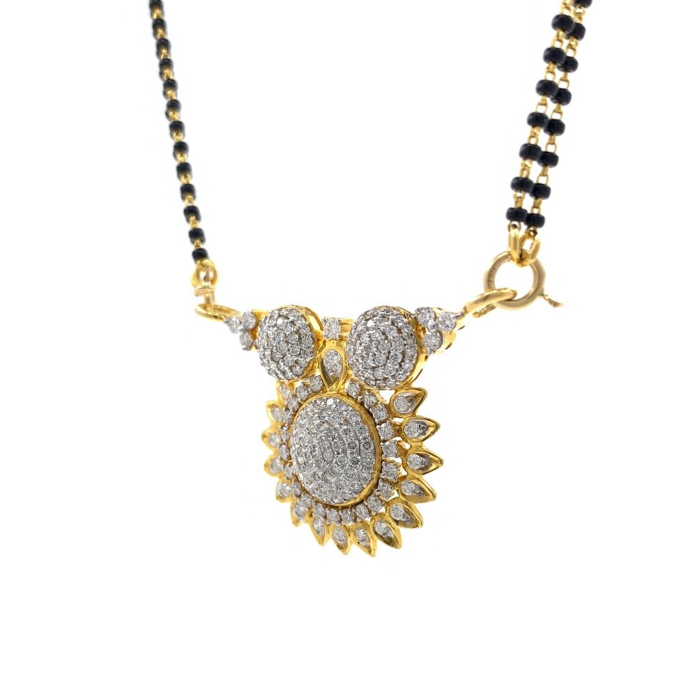 Sun Design Traditional Vatimani Diamond Pendant 1.99 carats 7DHP39