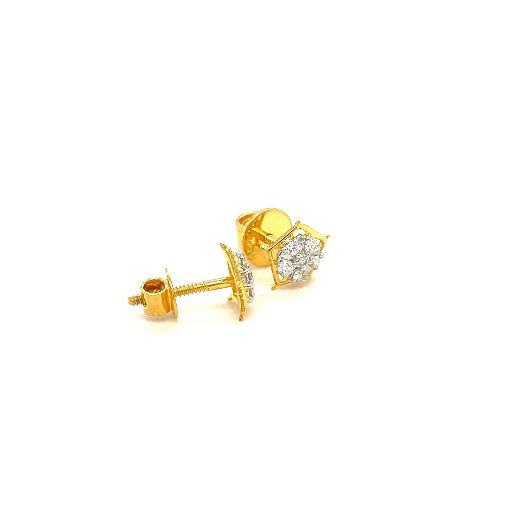 Jovial Diamond Stud Earrings by Royale Diamonds