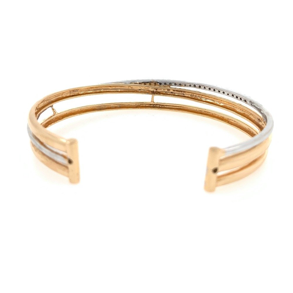 18kt / 750 rose gold fancy micro set diamond bracelet 7brc28