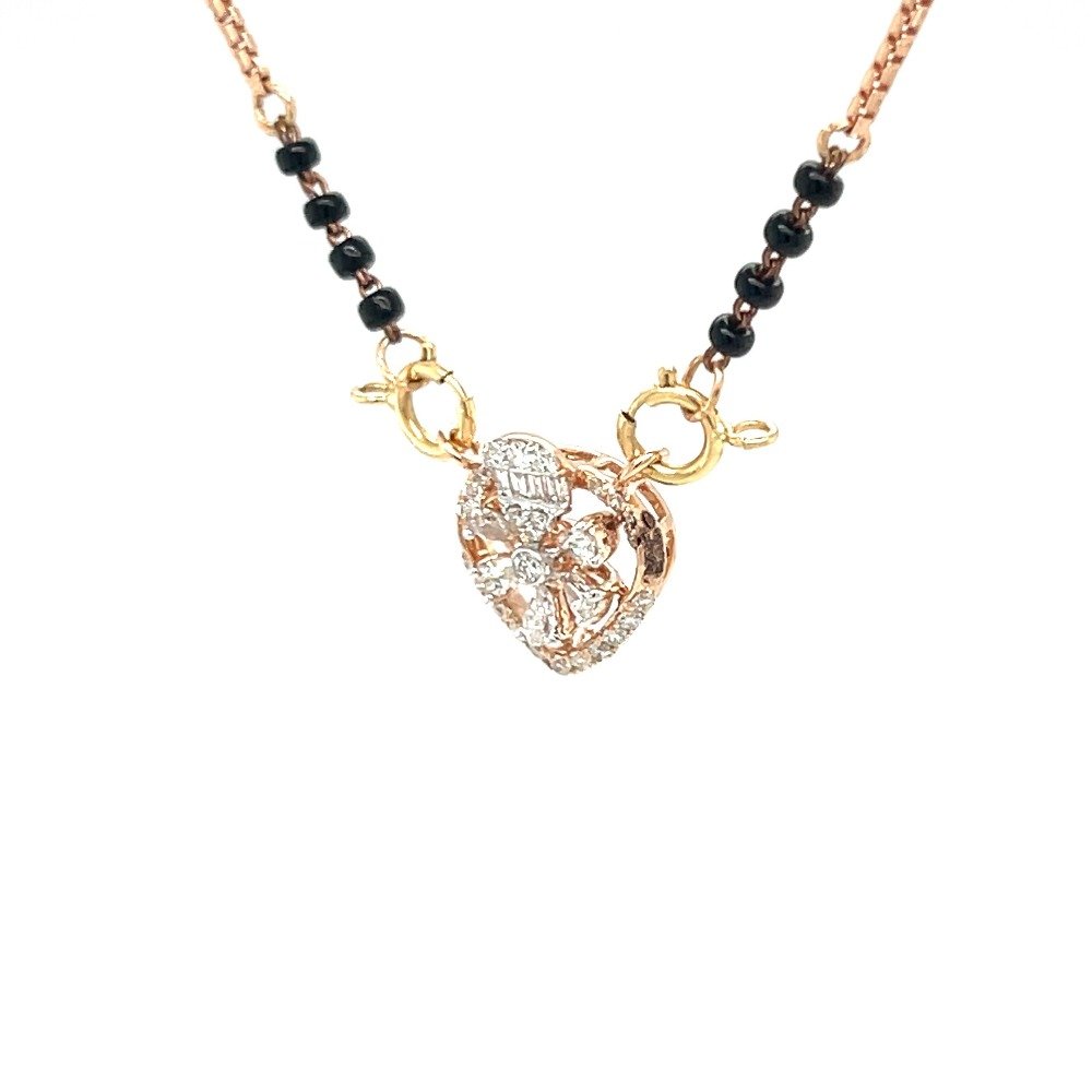 Daily Wear Delicate Mangalsutra Tanmaniya Pendant by Royale Diamonds