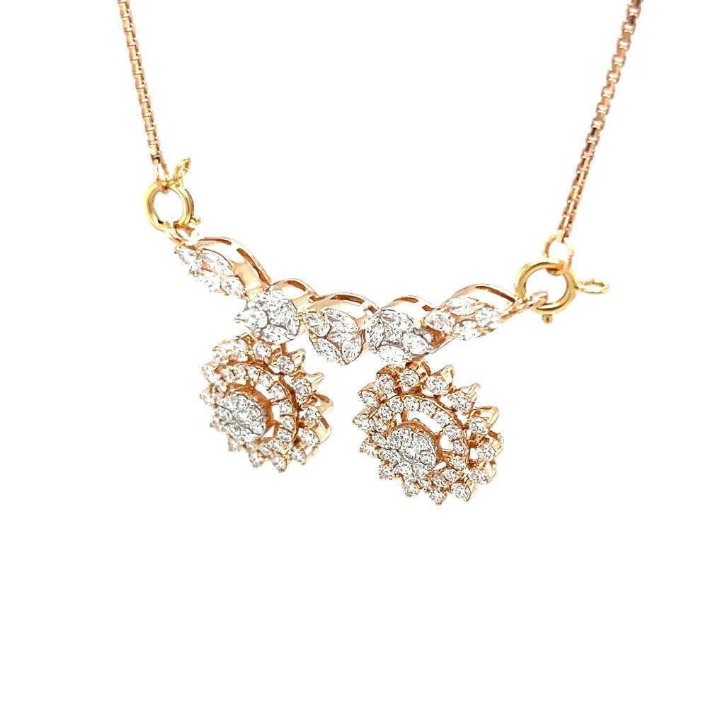 Fancy Vati Tanmaniya Mangalsutra Pendant in Diamond