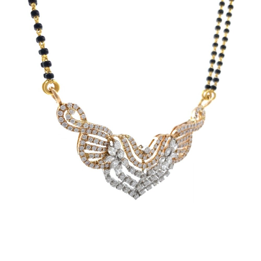 Frumoasa diamond Tanmaniya with marquise diamonds in 18k rose gold 1.75 carats 7dhp65