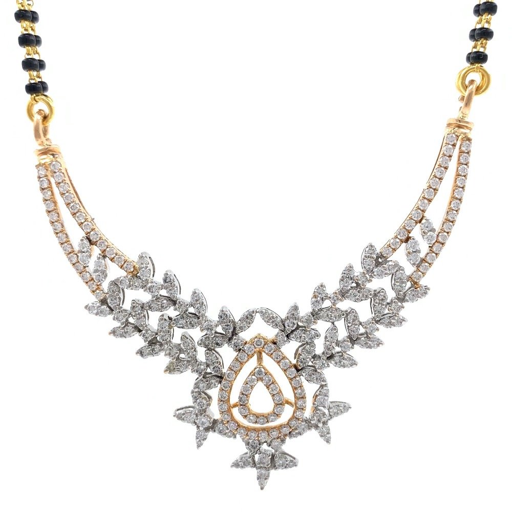 Leaf & drop inspired diamond tanmaniya 1.86 carats 7dhp48