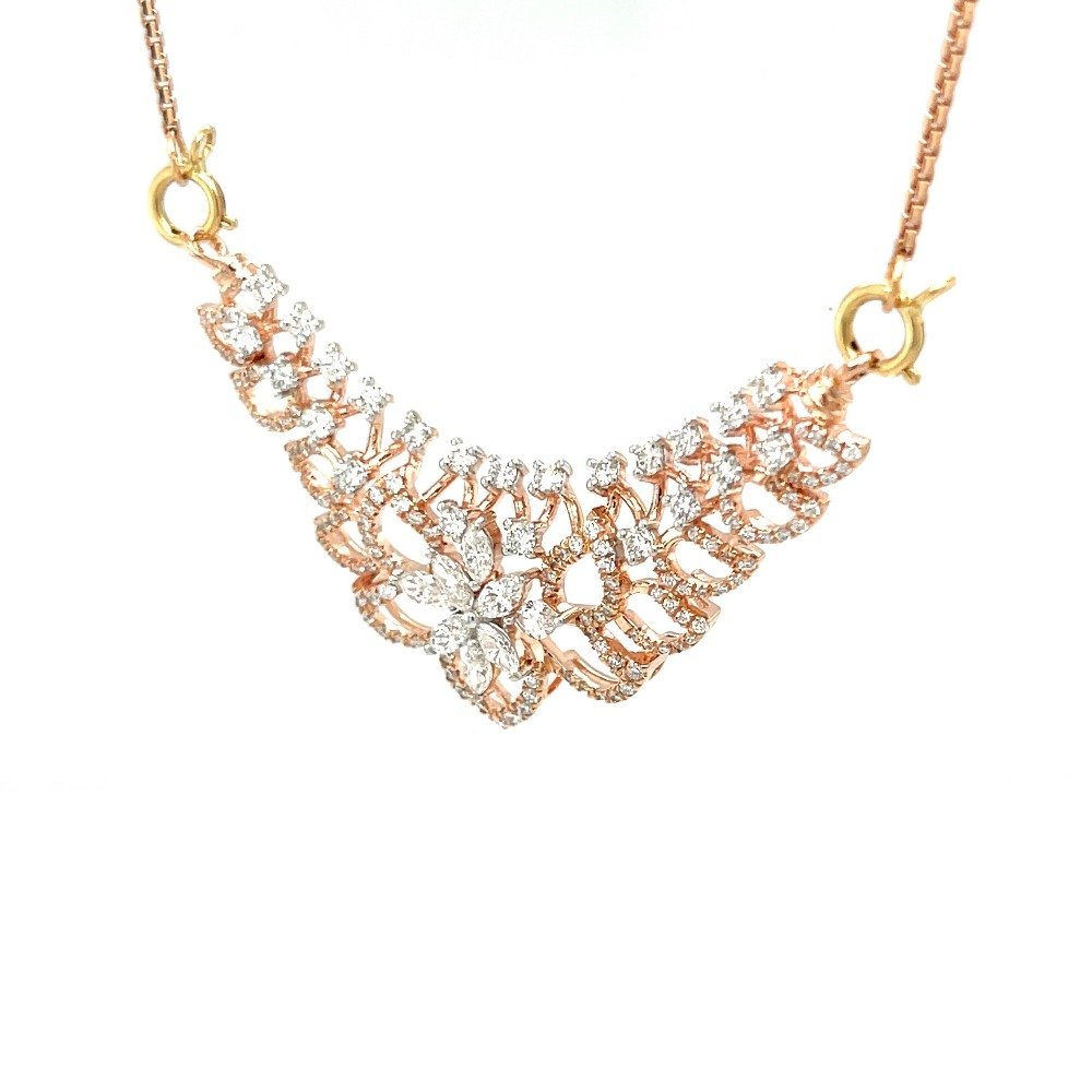 Fancy Diamond Tanmaniya Mangalsutra Pendant