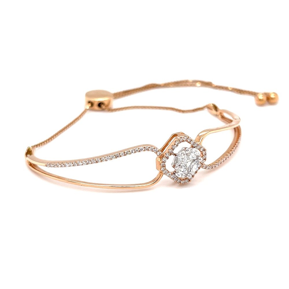 Frumoasa diamond bracelet with flexible adjustable chain