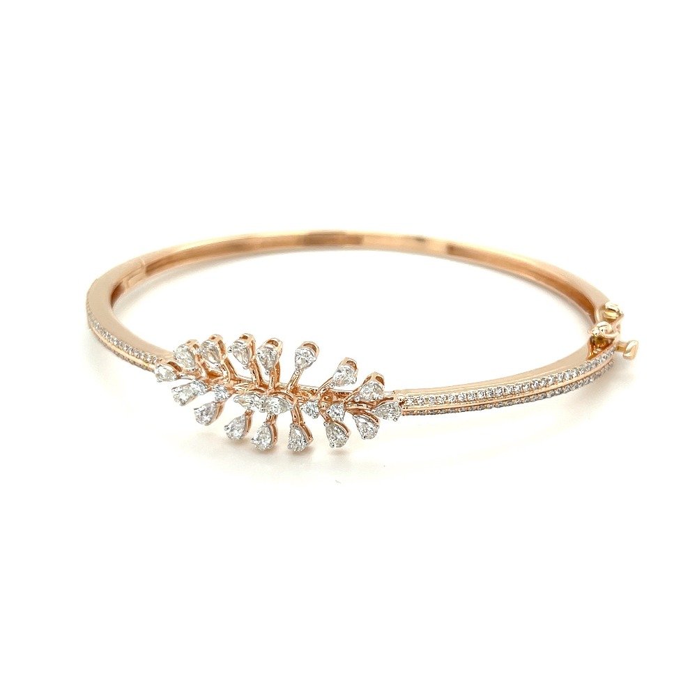 Everyday Wear Delicate Diamond Bracelet with Pear Cut