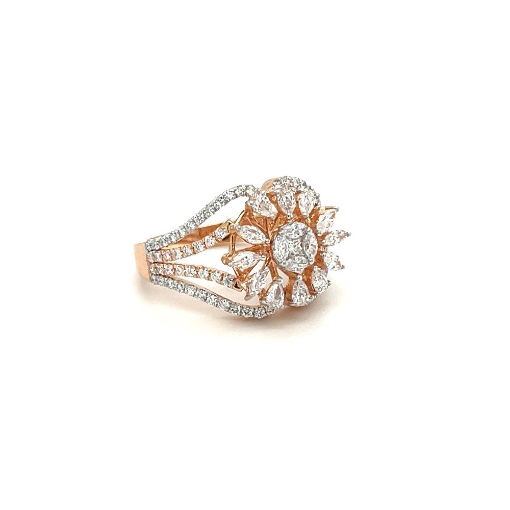 Scarlet Diamond Cocktail Ring