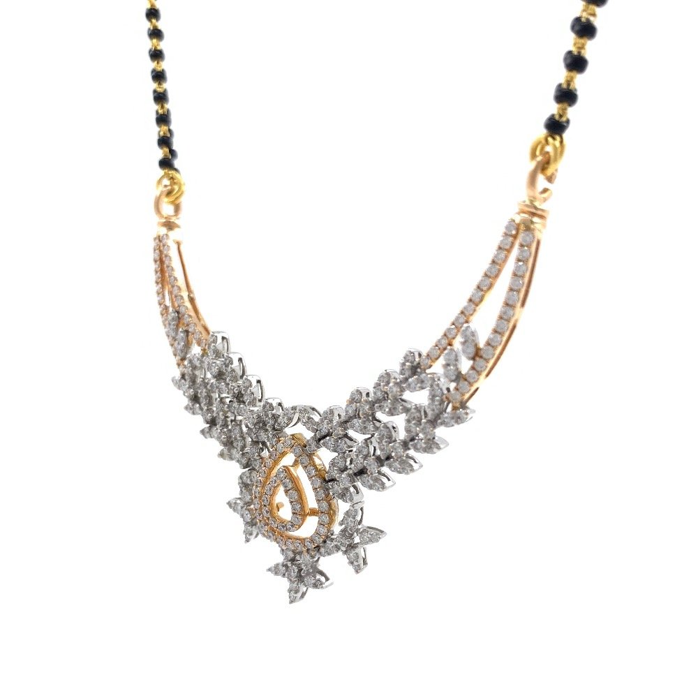 Leaf & drop inspired diamond tanmaniya 1.86 carats 7dhp48