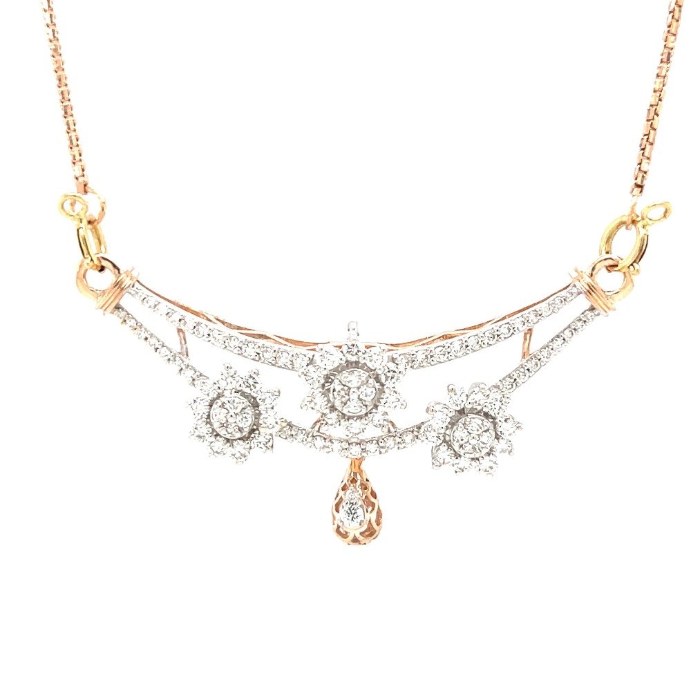 Nitya Diamond Tanmaniya Mangalsutra Pendant