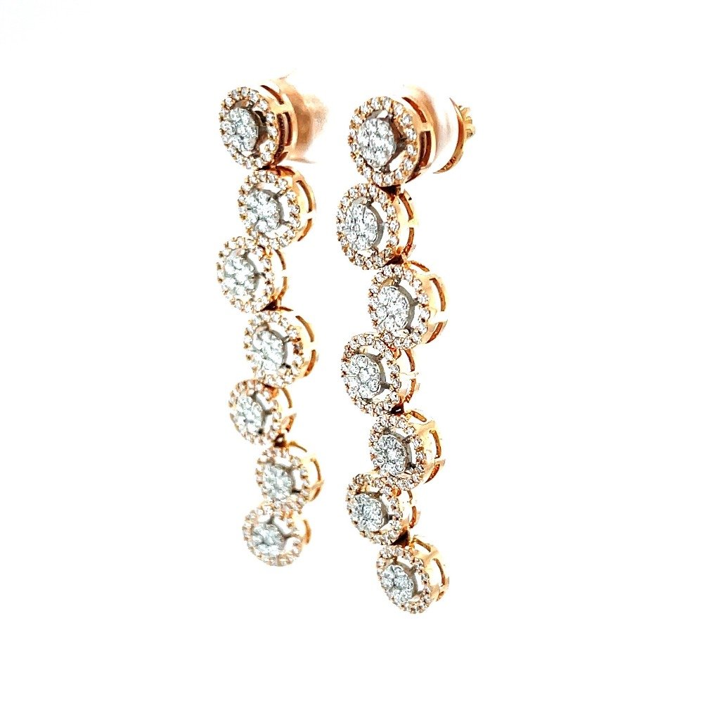 Aroha Diamond Chandelier Earrings by Royale Diamonds