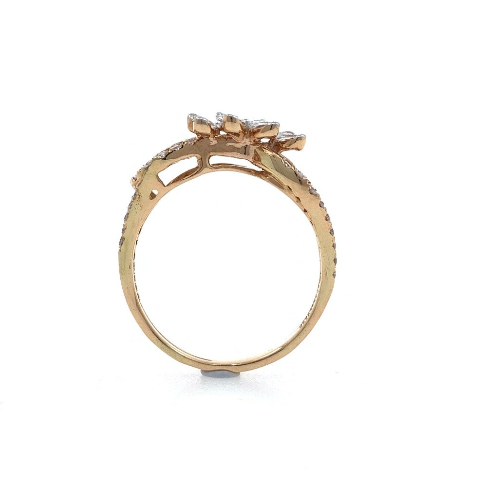 Slatko Diamond Ring in 18k Rose Gold 0LR22