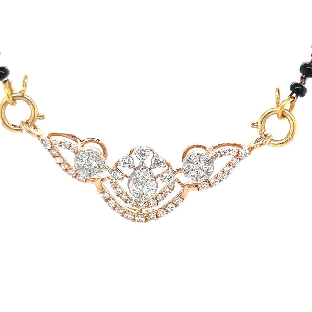 Enchanting Diamond Tanmaniya Mangalsutra Pendant A Timeless Treasure
