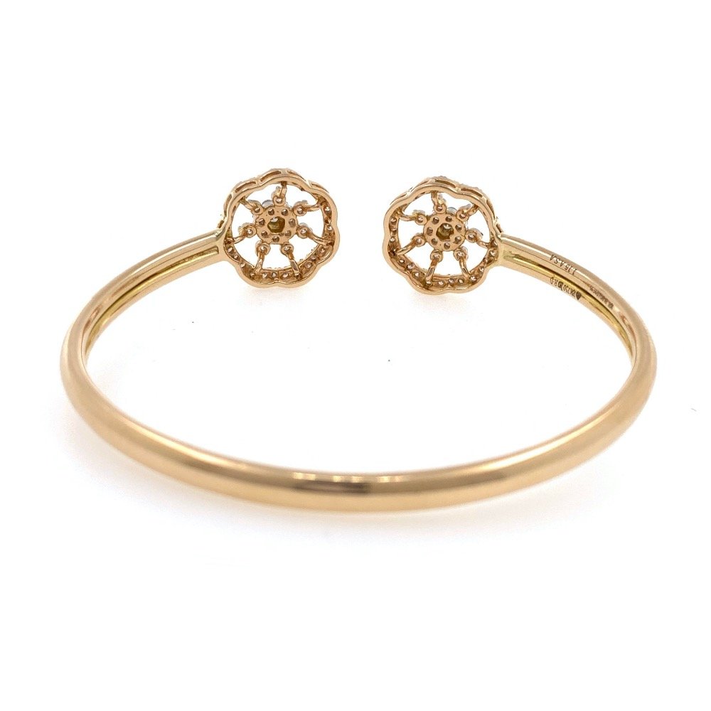 18kt / 750 rose gold flexible diamond bracelet 7brc27