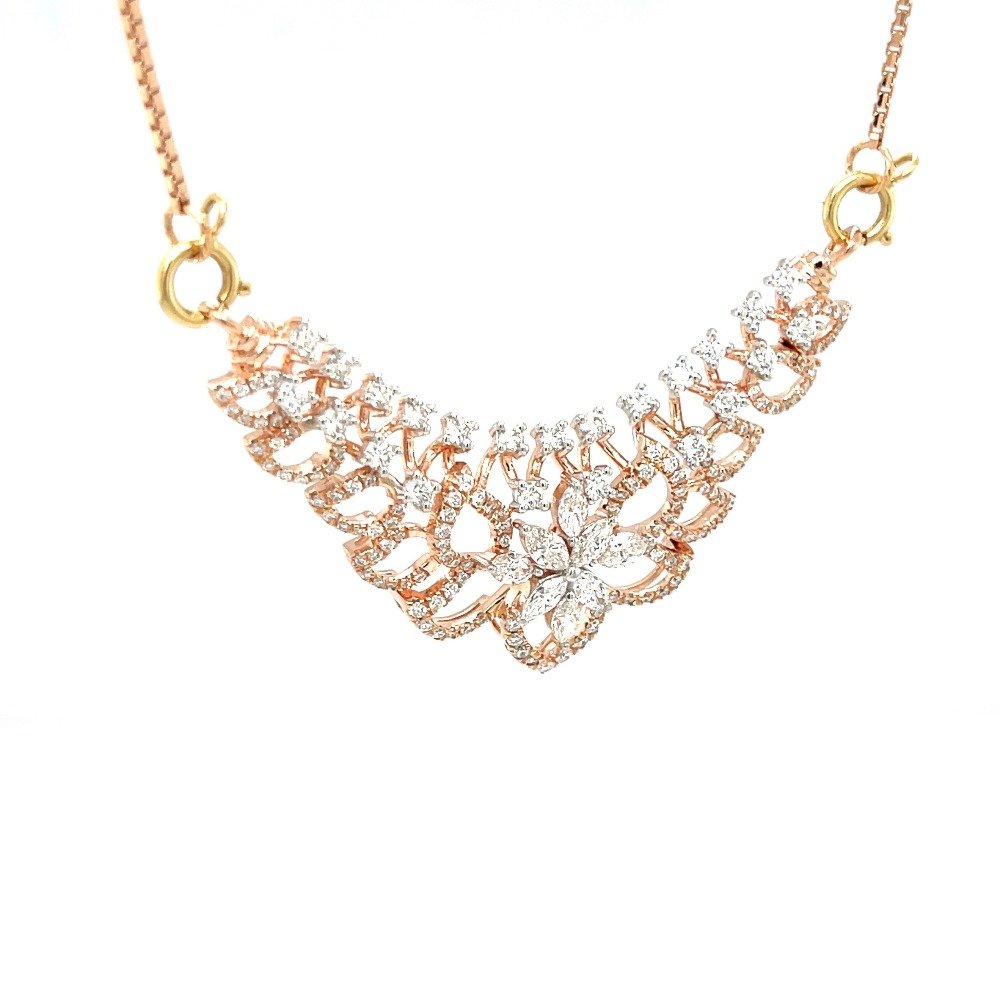 Fancy Diamond Tanmaniya Mangalsutra Pendant