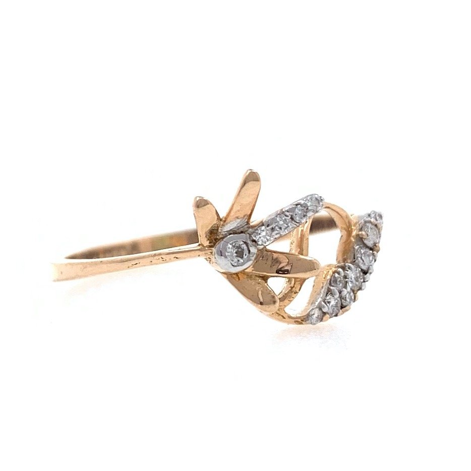 18kt / 750 rose gold Diamond Ring for Ladies 9LR212