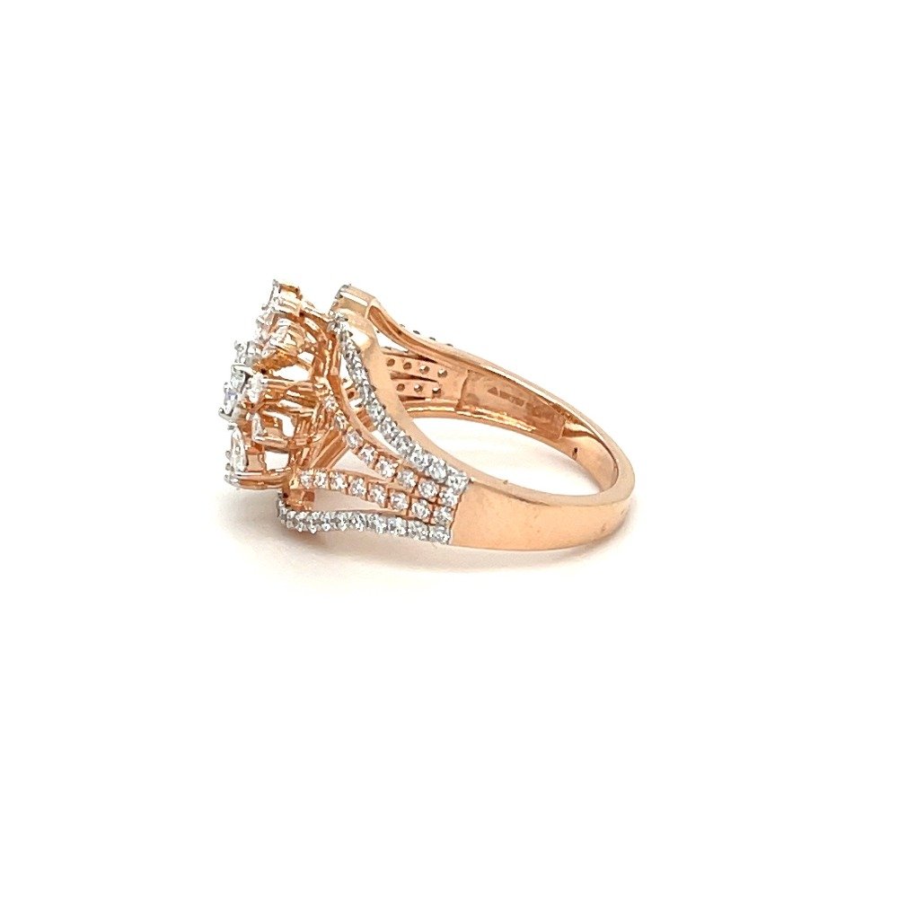 Scarlet Diamond Cocktail Ring