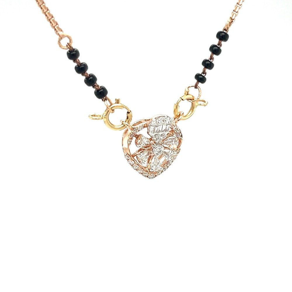 Daily Wear Delicate Mangalsutra Tanmaniya Pendant by Royale Diamonds