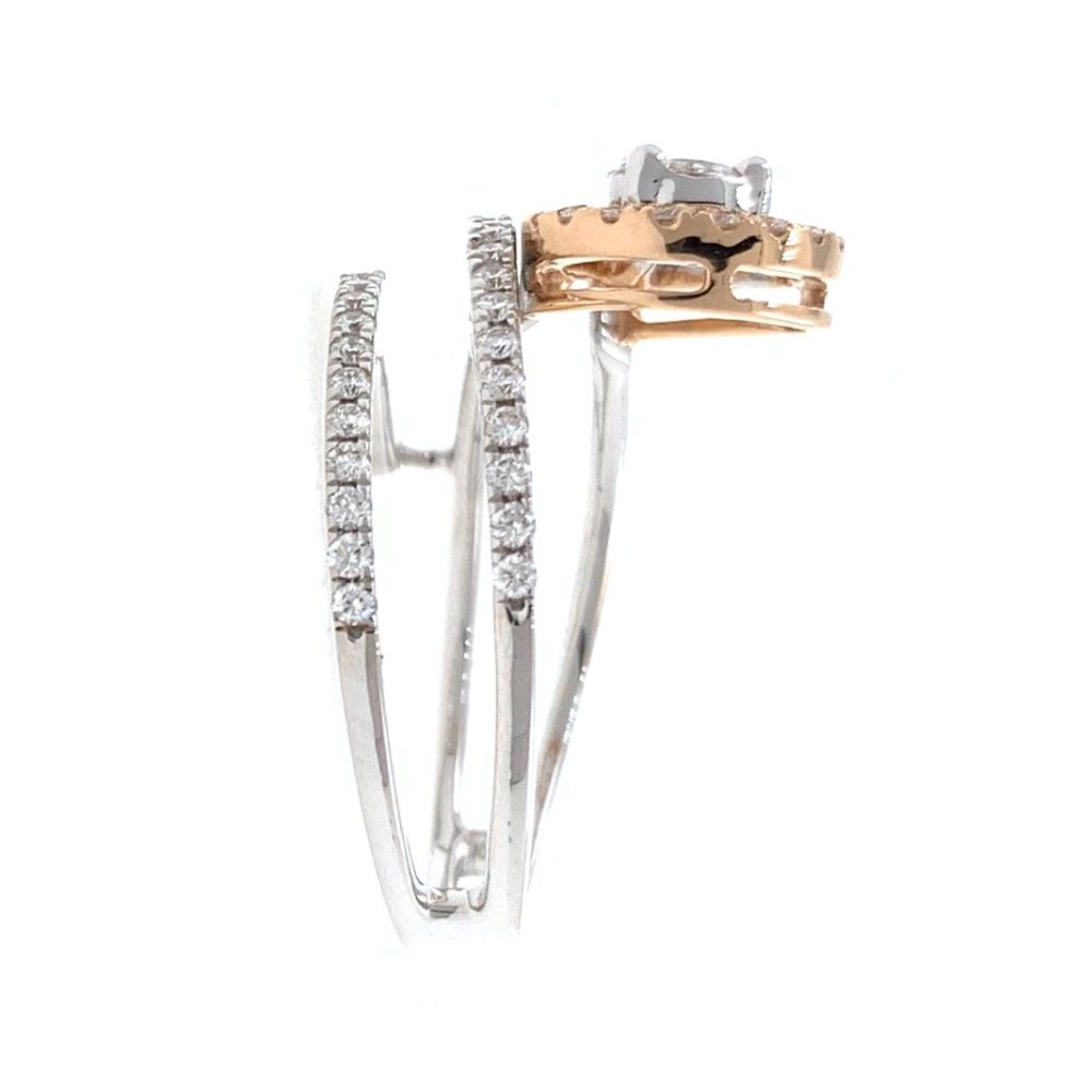 18kt / 750 White Gold Fancy Diamond Ladies Ring 9LR225