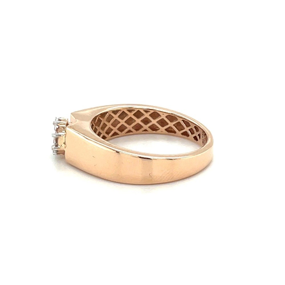 Classic diamond engagement ring for men