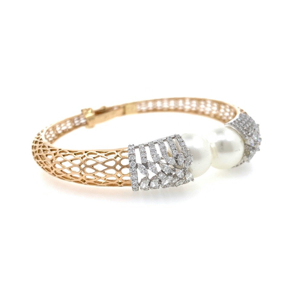 18kt / 750 rose gold fancy diamond bracelet 8brc21