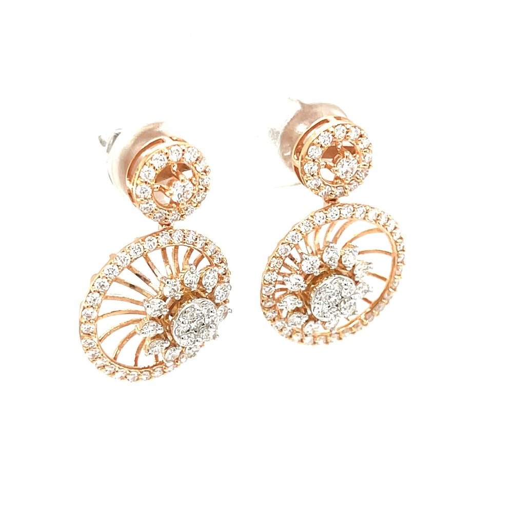 Dangling Royale Diamonds Earring in Best Quality Diamonds