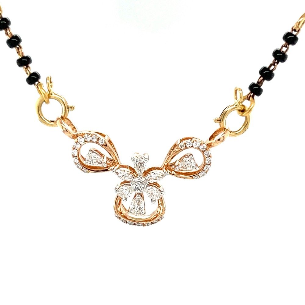 Diamond tanmaniya mangalsutra a sparkling symbol of eternal love