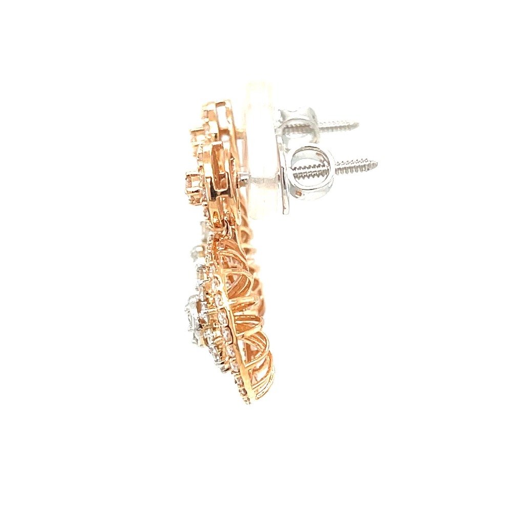 Dangling Royale Diamonds Earring in Best Quality Diamonds