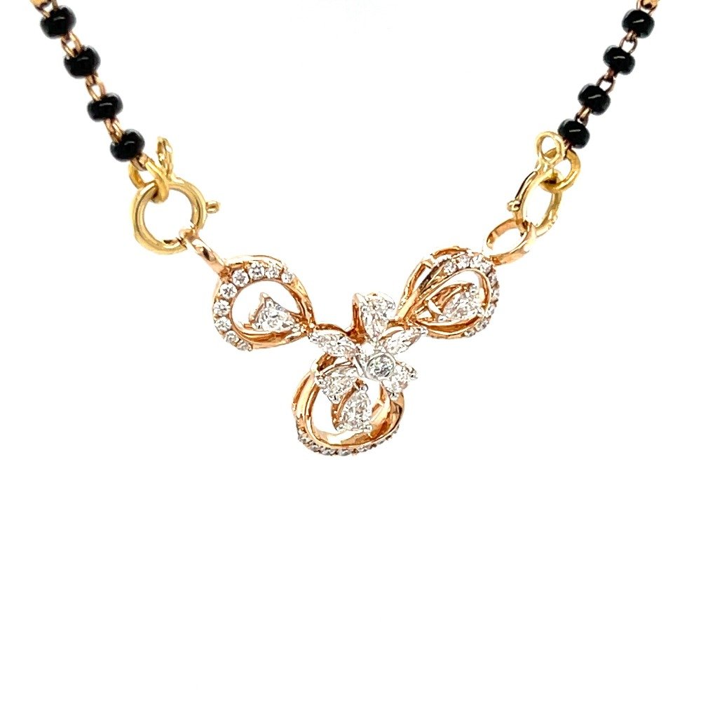 Diamond tanmaniya mangalsutra a sparkling symbol of eternal love