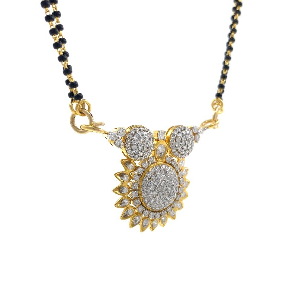 Sun Design Traditional Vatimani Diamond Pendant 1.99 carats 7DHP39