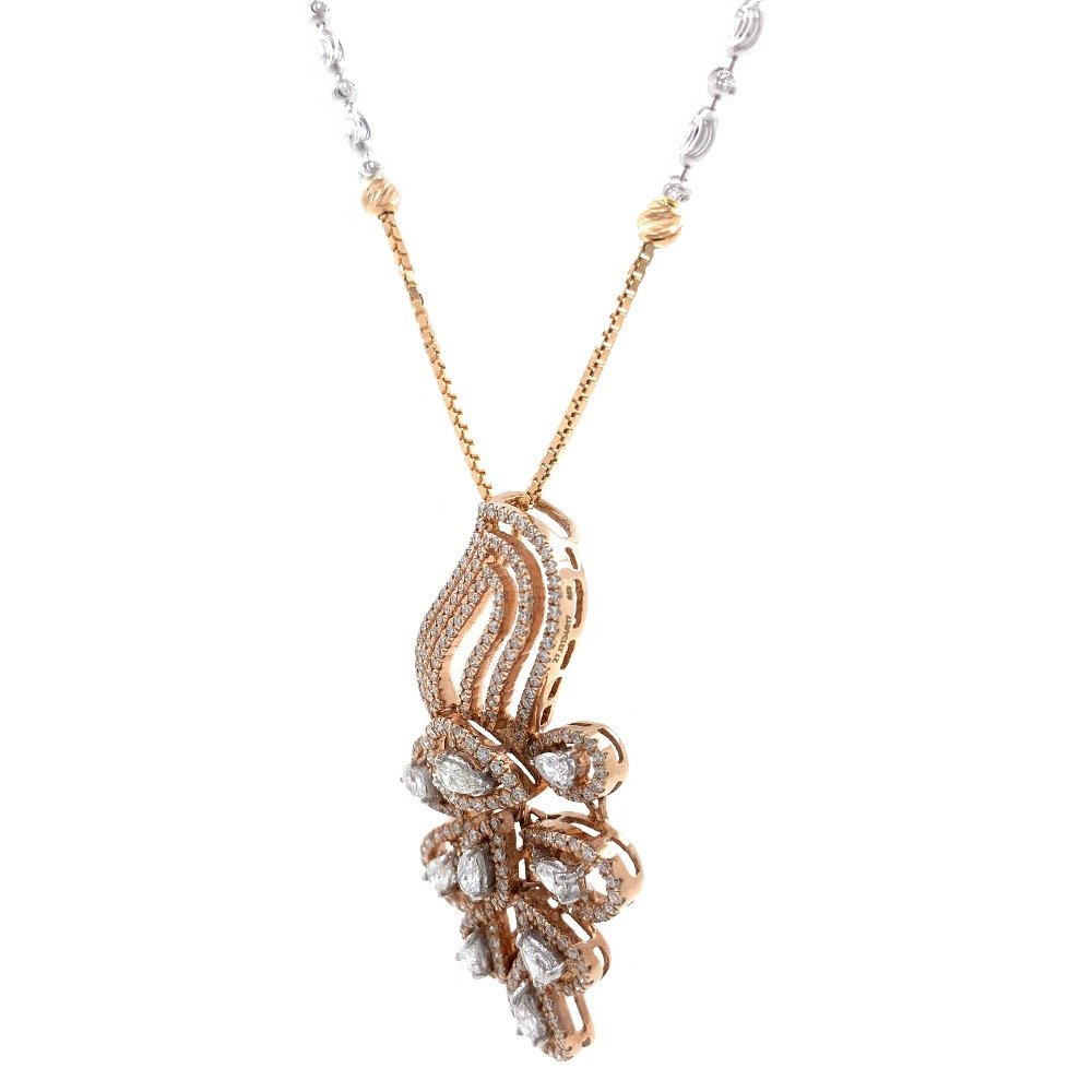 Pulchra Diamond Pendant in Rose Gold 7SHP31