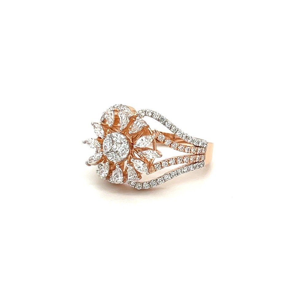 Scarlet Diamond Cocktail Ring