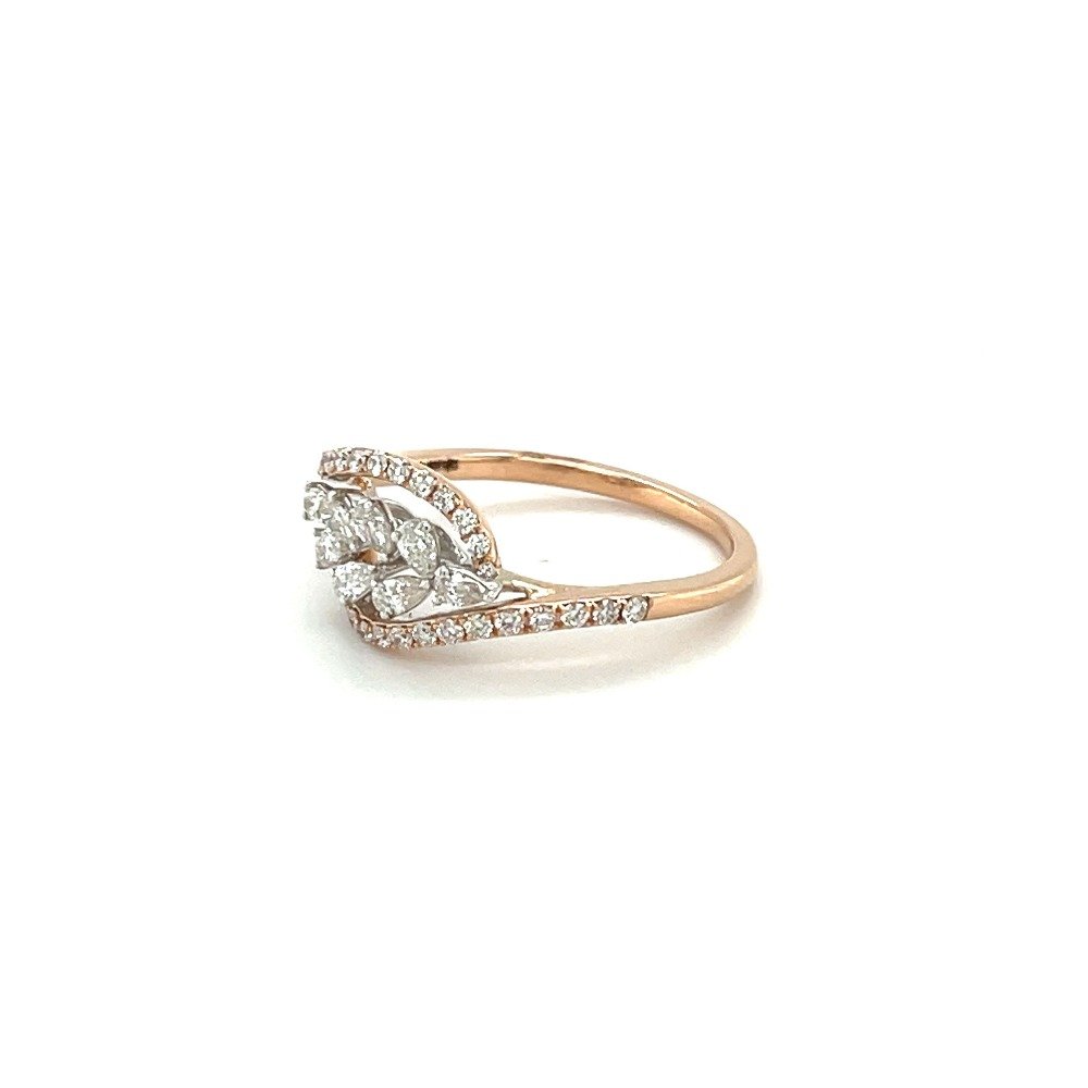 Malabar Diamond Ring with Pear Cut Diamonds
