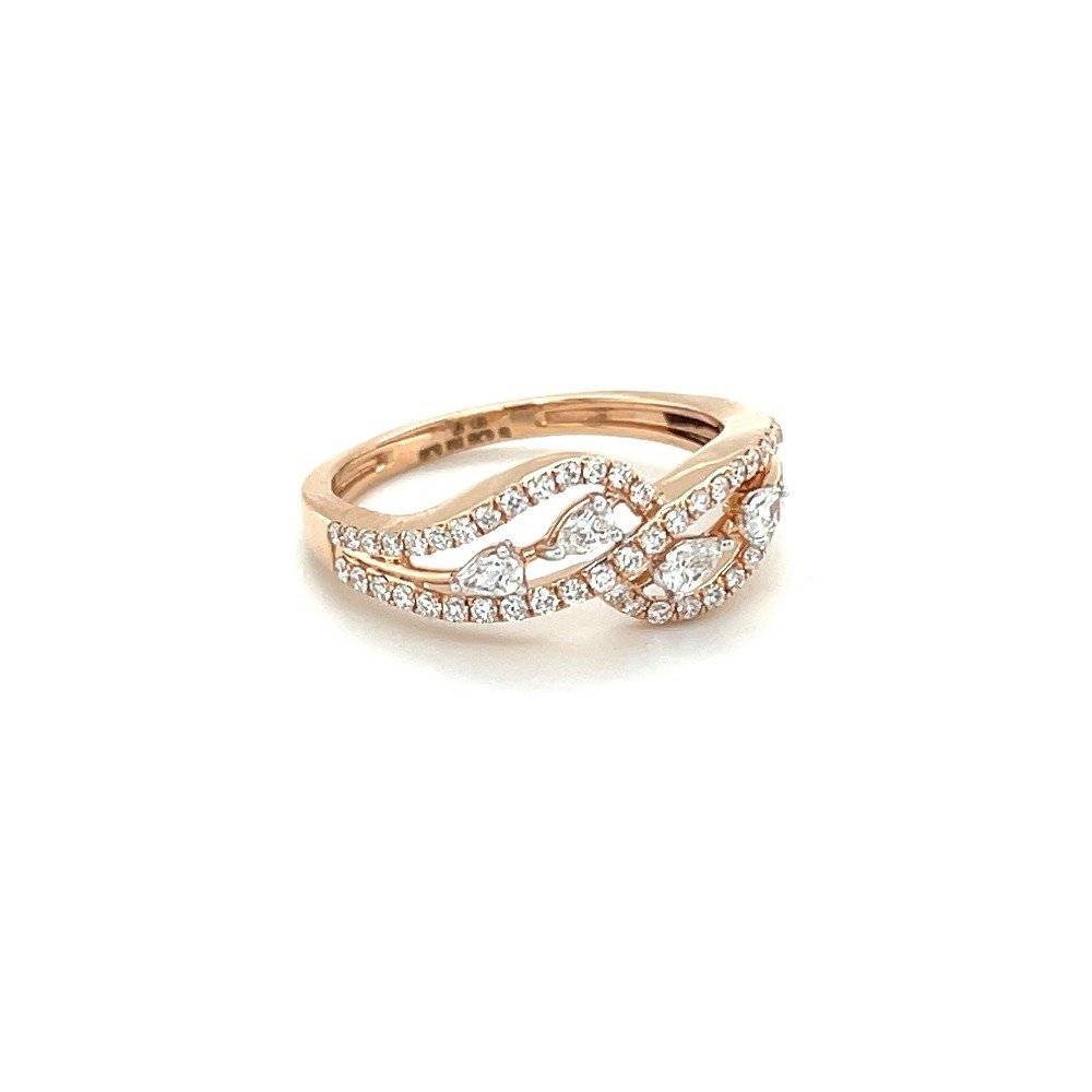 Sundar Ring with Marquise and Round Diamonds for Women