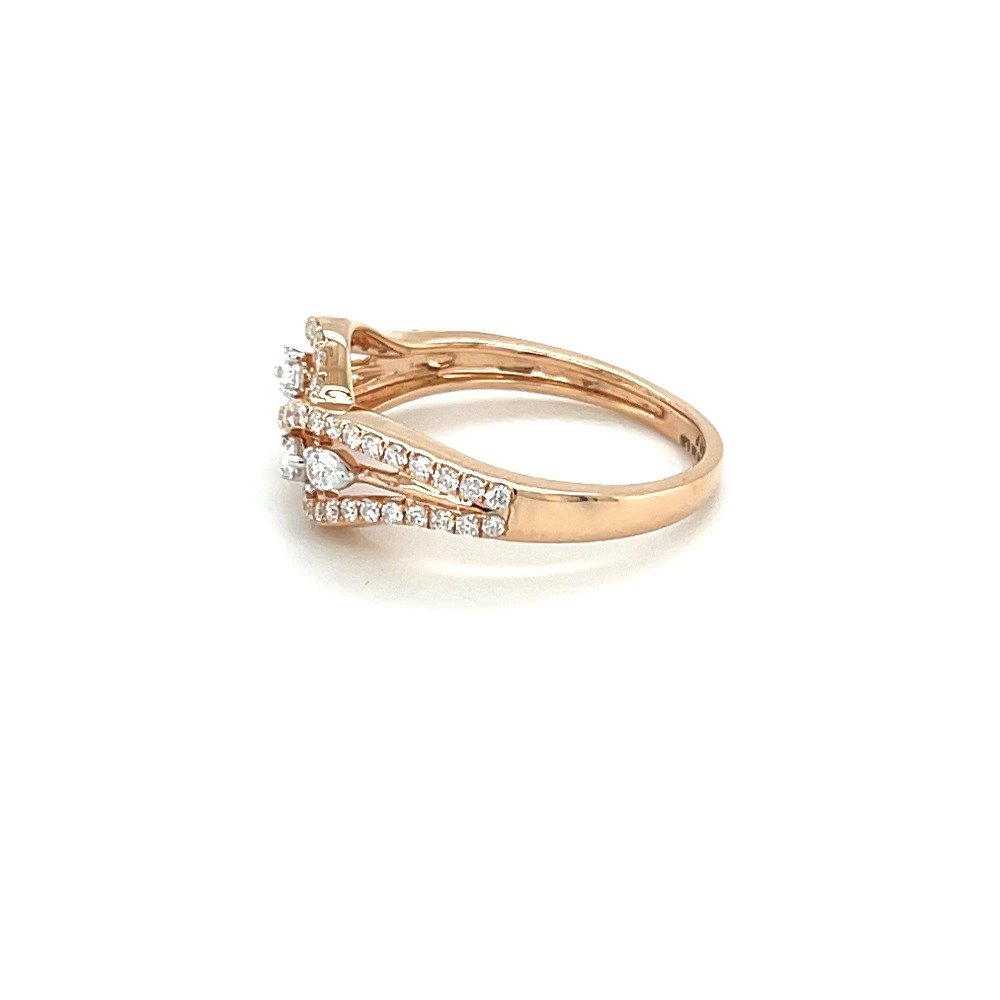 Sundar Ring with Marquise and Round Diamonds for Women