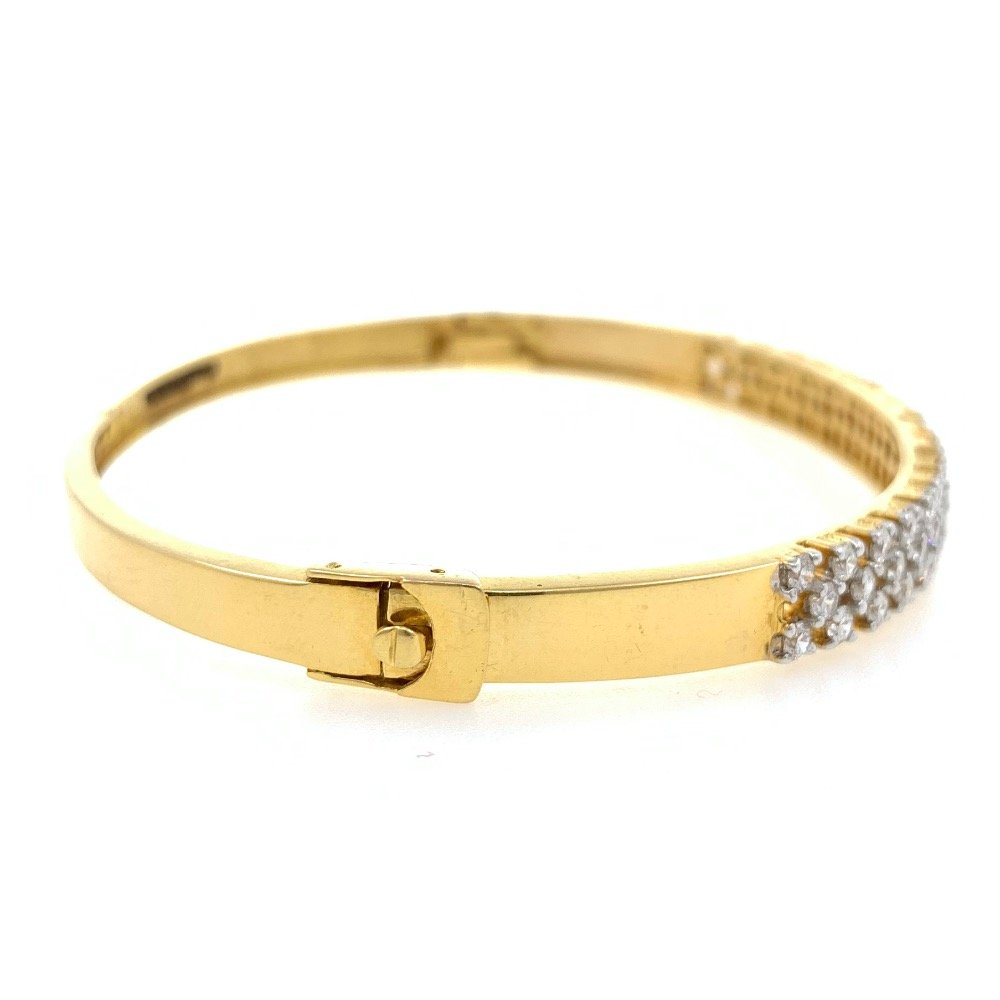 Nouvelle diamond bracelet in yellow gold 9brc30